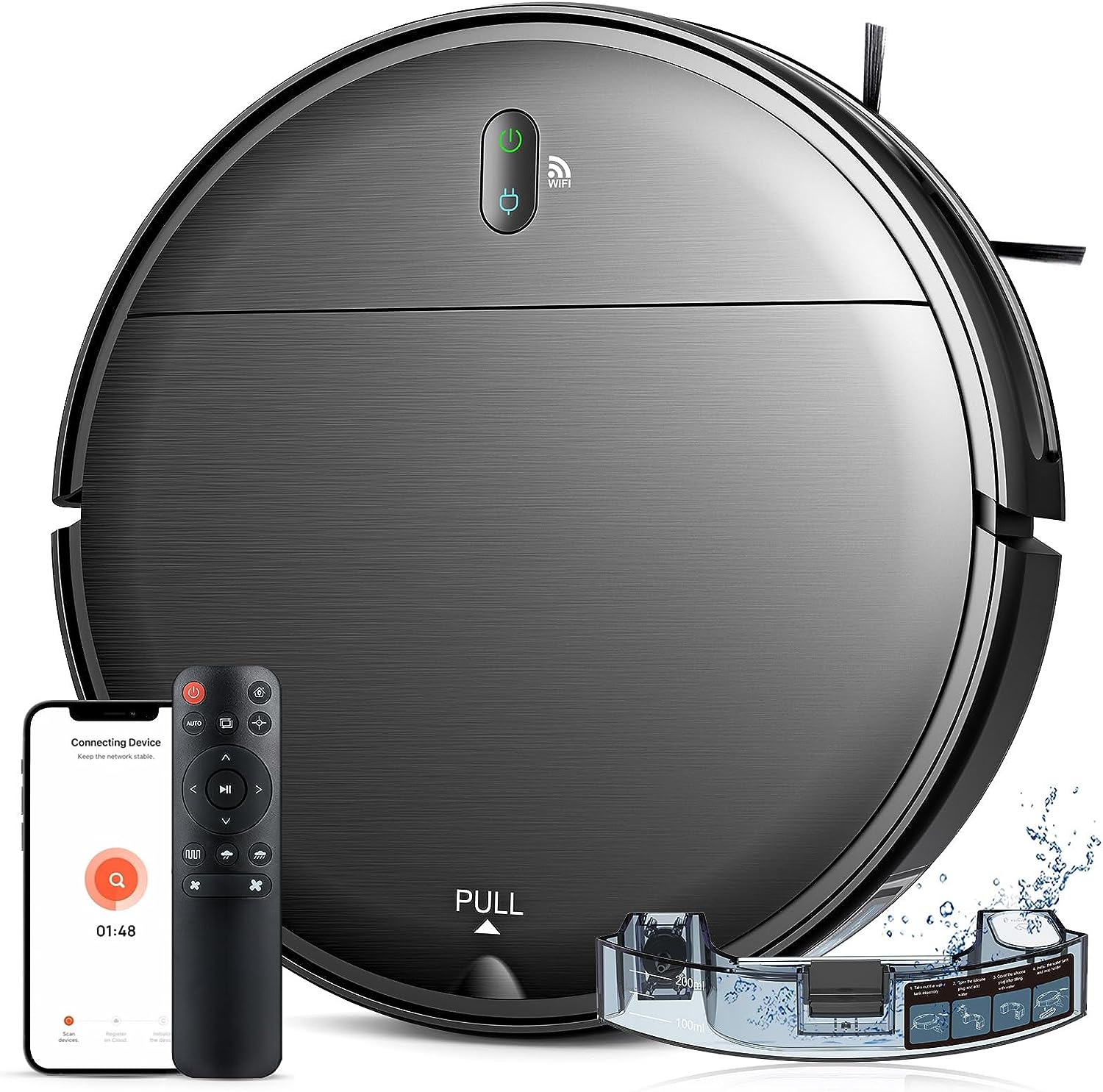 Smartnew robotstøvsuger BR151 med moppefunktion