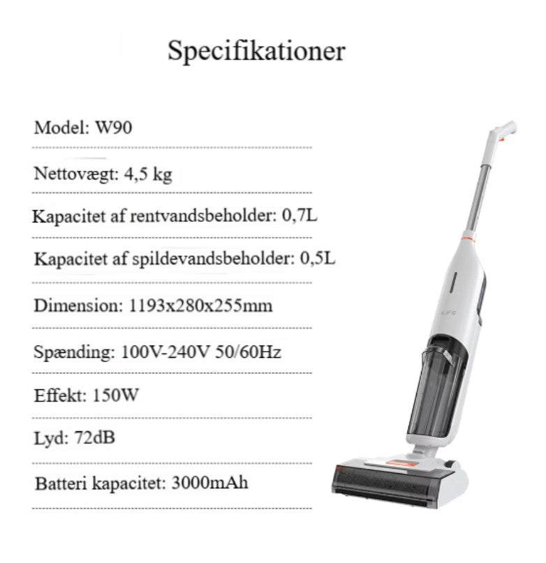 Smartnew gulvvasker W90