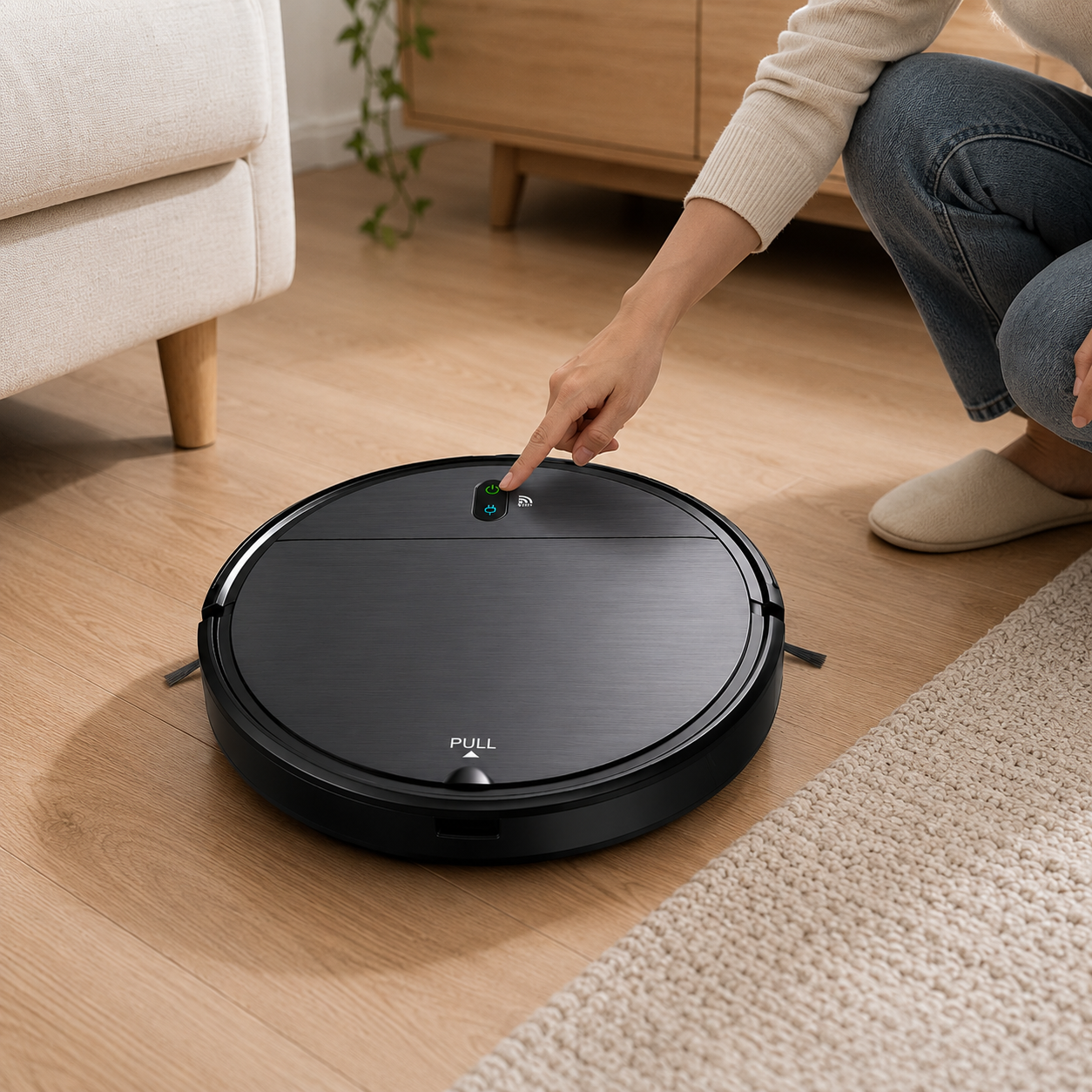 Smartnew robotstøvsuger BR181 med moppefunktion